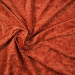 Nervøs velour i rød (rust)