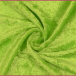 Nervøs velour i lime grøn