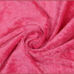 Nervøs velour i fuchsia