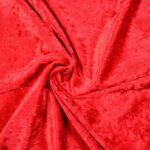 Nervøs velour i rød