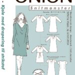 Kjole med drapering