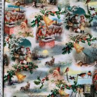 Jersey print med victoriansk jul