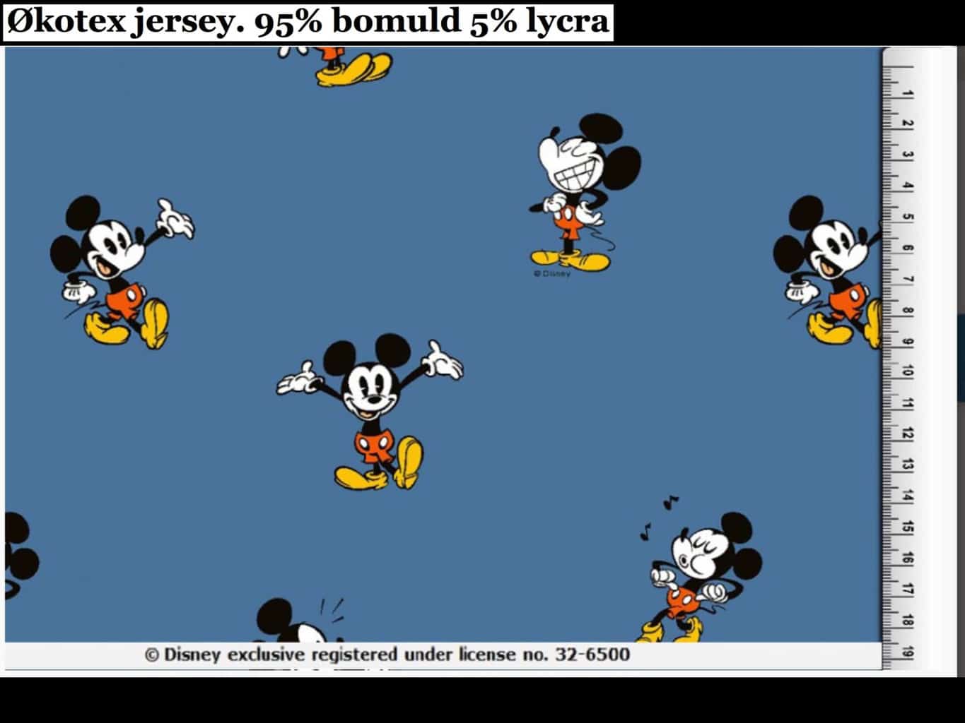 sammenbrud kobber triathlete Mickey mouse, blå - JeanetteMai