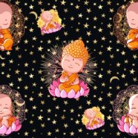 Jersey print med Buddha