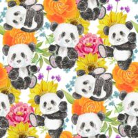 Jersey print med pandaer