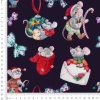 Jersey print med julemus