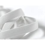 Hvid elastik 5mm