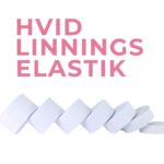 Linnings elastik - hvid
