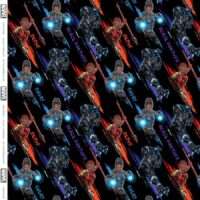 Licens print med Marvels Black Panther - sort