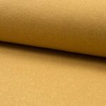 Rib med lurex i Ocre / Guld