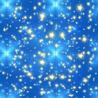 Jersey print med stjerne - blå