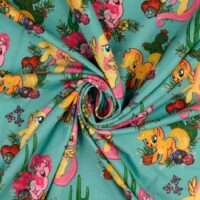 Jersey print med My Little Pony - turkis