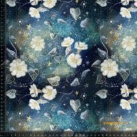 Jerseyprint med måneblomster