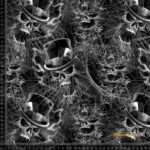 Jersey print med spiderweb