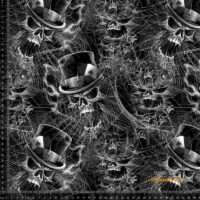Jersey print med spiderweb
