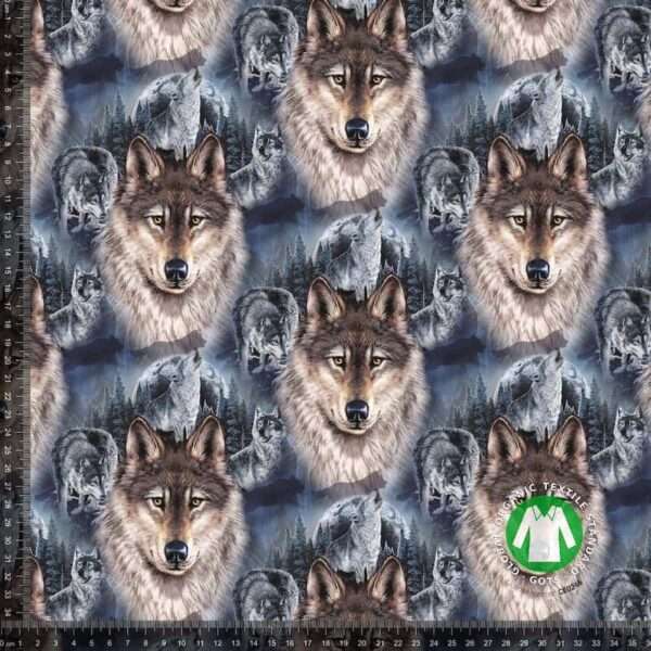 Jersey print med ulve