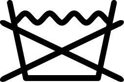 Vaskesymbol: overstreget balje