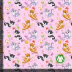 Jersey print med legende katte