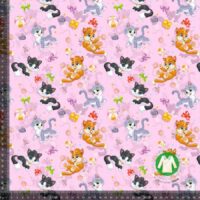 Jersey print med legende katte