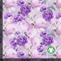 Jersey print med lille rose tema