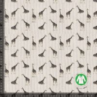 Jersey print med søde giraffer