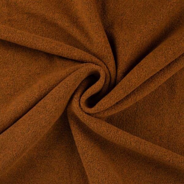 Fleece meleret - Cognac