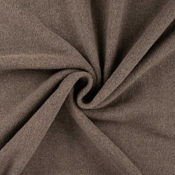 Fleece meleret - Taupe