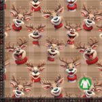 Jersey print med Rudolf & tern
