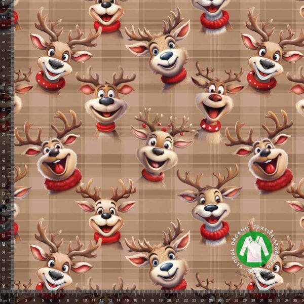 Jersey print med Rudolf & tern