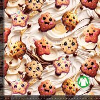 Jersey print med lækre cookies