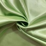 Kraftig satin - Pistacie grøn