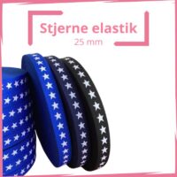 Stjerne elastik - 25 mm