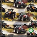 Jersey print med traktor på marken 1