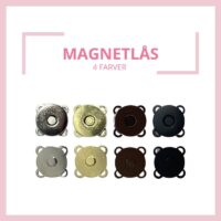 Magnetlås - 4 farver