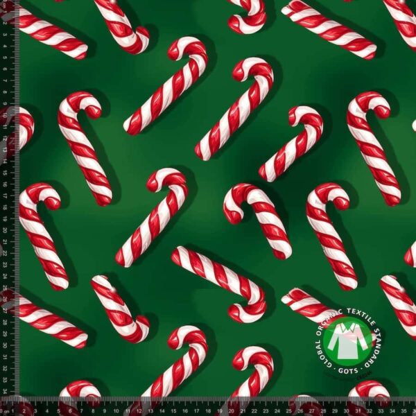 Jersey print med julestokke