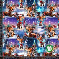 Jersey print med søde Rudolf