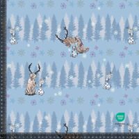 Jersey print med Frozen - blå