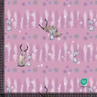 Jersey print med Frozen - rosa