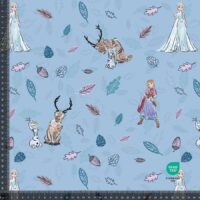 Jersey print med Frozen 2 - blå