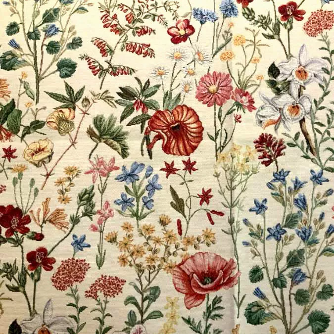 Gobelin med sommer blomster