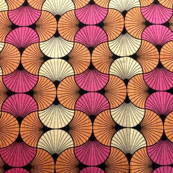 Gobelin med japansk mønster - fuchsia