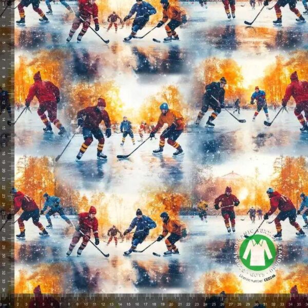 Jersey print med ishockey tema 3