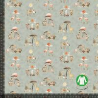 Jersey print safari mint