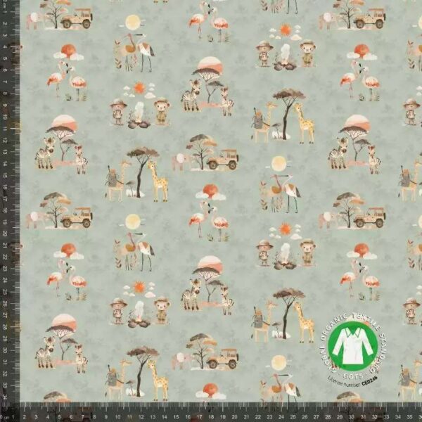 Jersey print safari mint