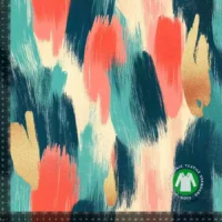 Jersey print abstrakt penselstrøg