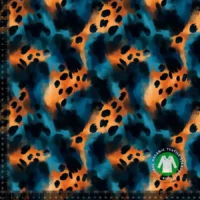 Jersey print abstrakt leopard