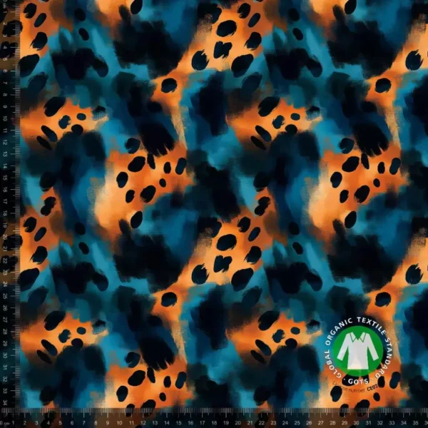 Jersey print abstrakt leopard