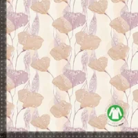 Jersey print abstrakte blomster rosa