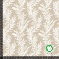 Jersey print med pampas brun