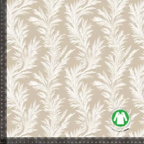 Jersey print med pampas brun